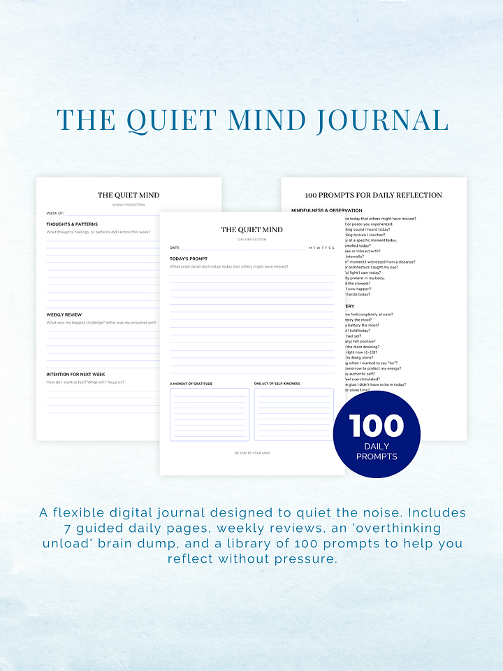 The Quiet Mind Journal product image (1)