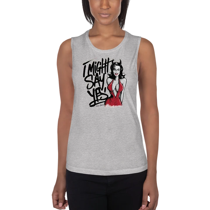 I might say yes devilish hotwife flowy tank top product image (3)
