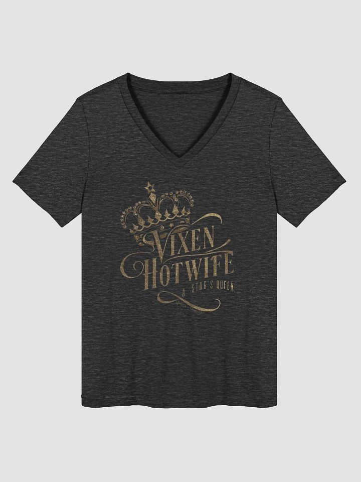 Vixen Hotwife Stags Queen V neck Tee product image (2)