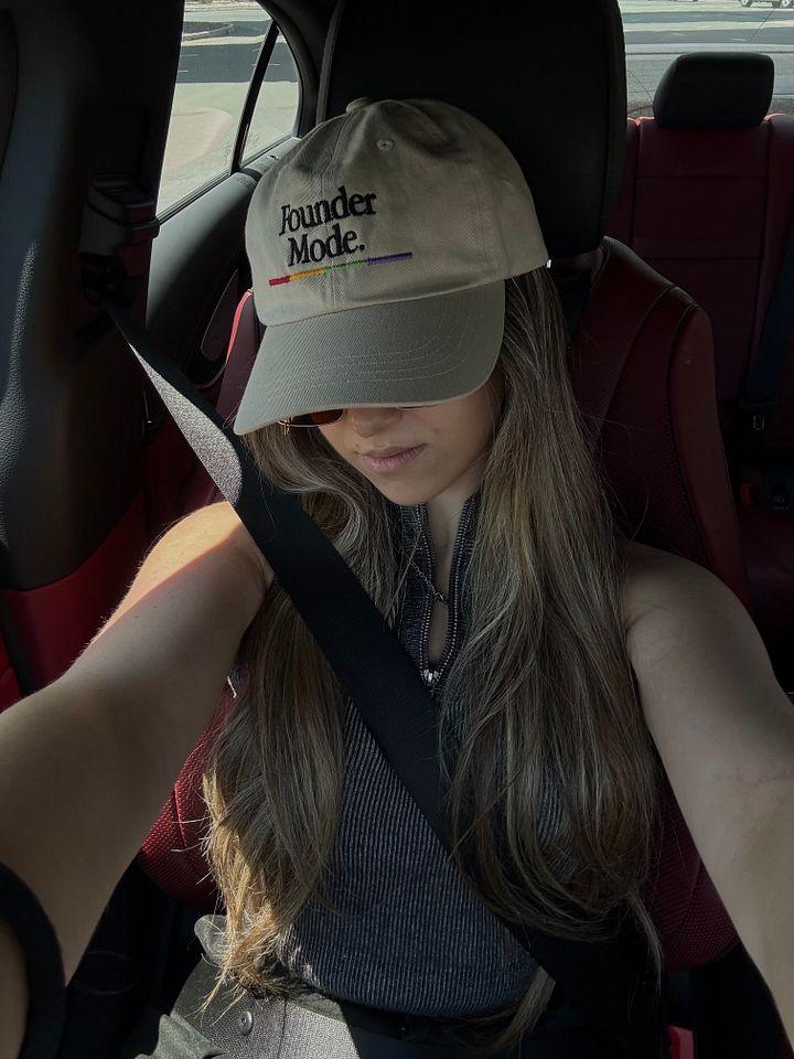 founder mode hat - 100% cotton product image (20)