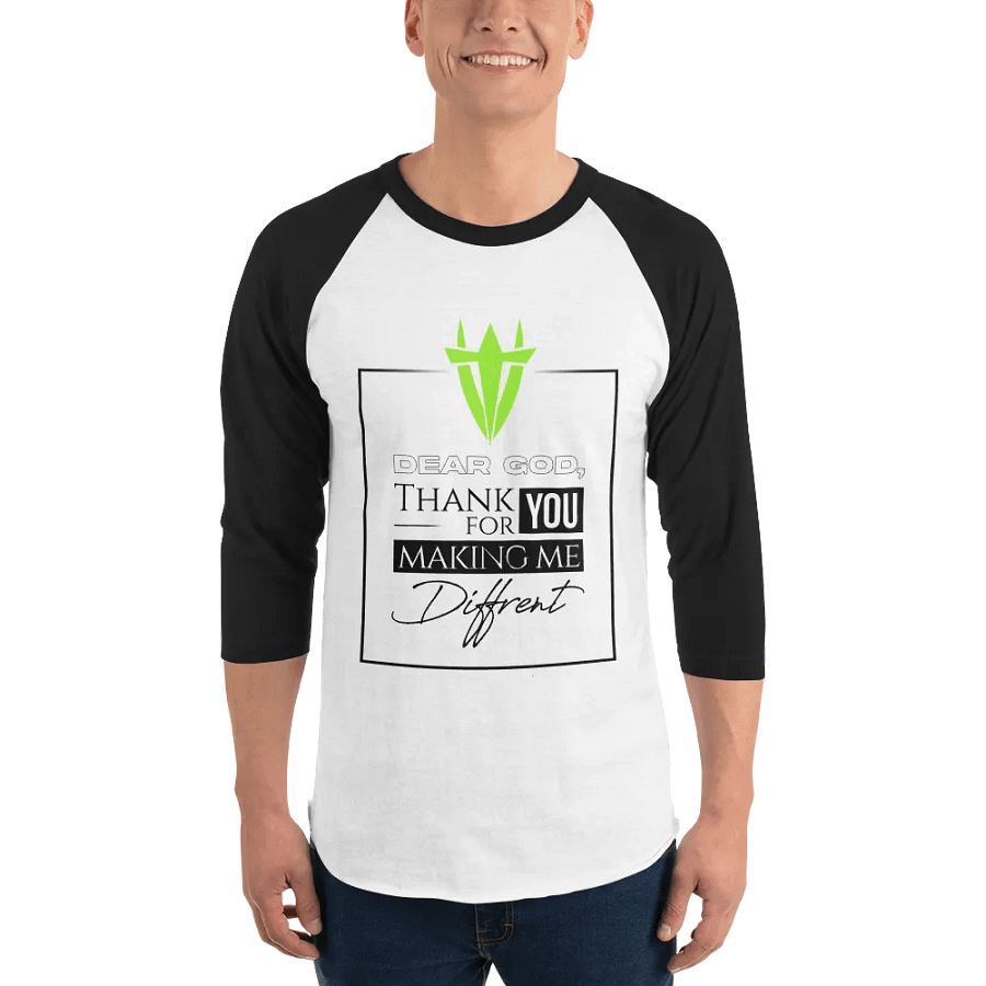 Jersey Raglan Tee: Dear God product image (3)