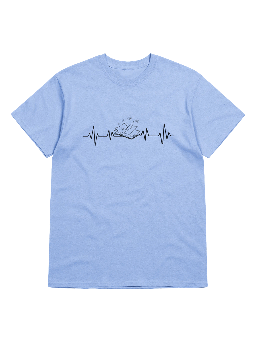 Book Lovers Heartbeat Line T-shirt product image (1)