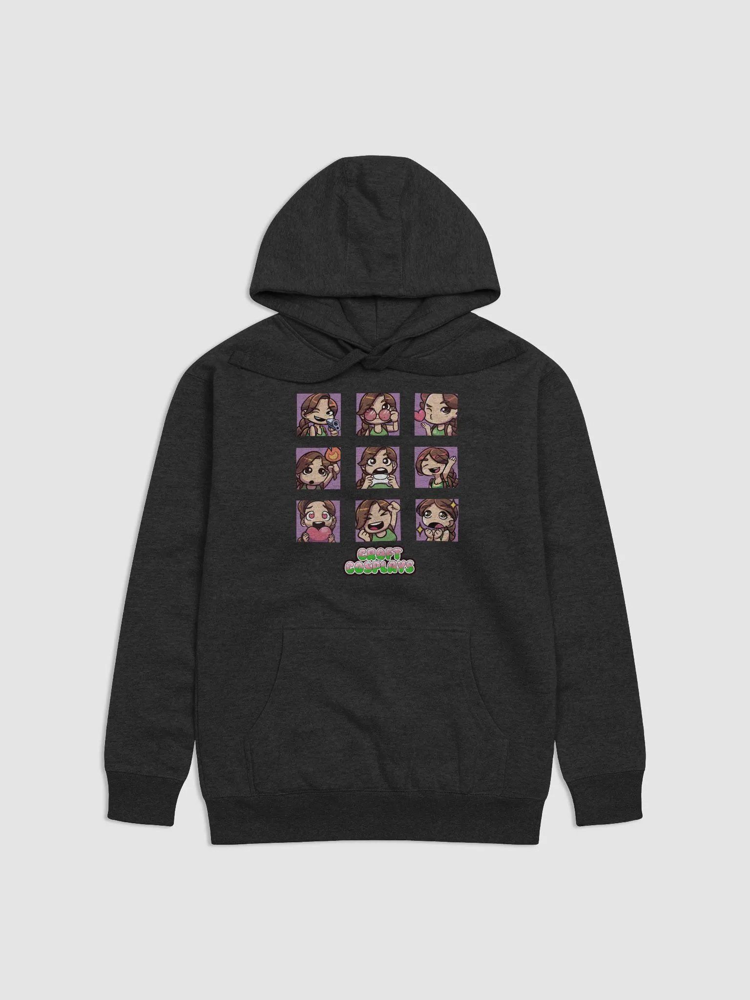 Croft Cosplays Emote Hoodie product image (1)
