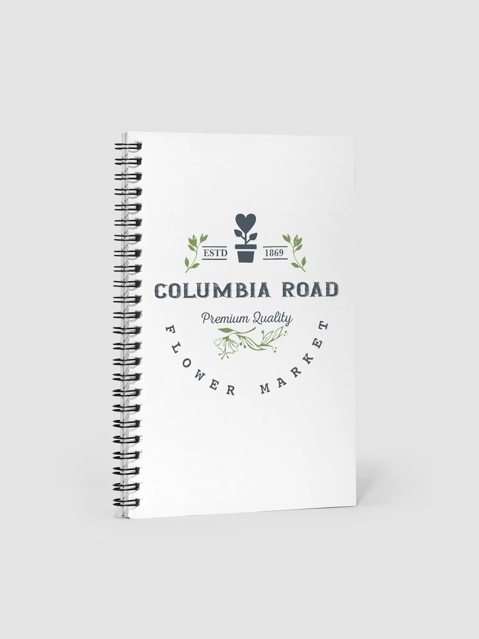 Columbia Road Flower Market Spiral Notebook product image (1)