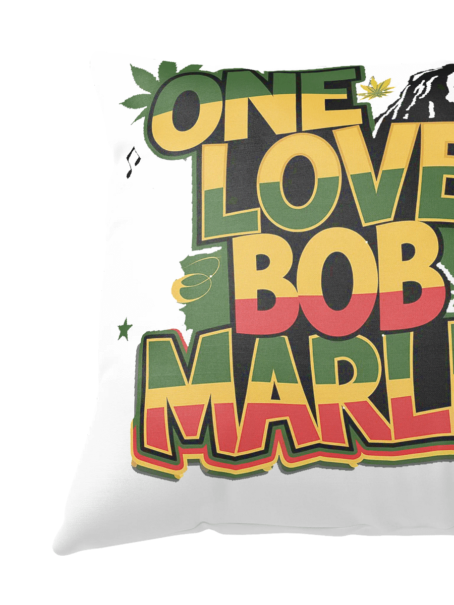 One Love All-Over Print Basic Pillow product image (3)
