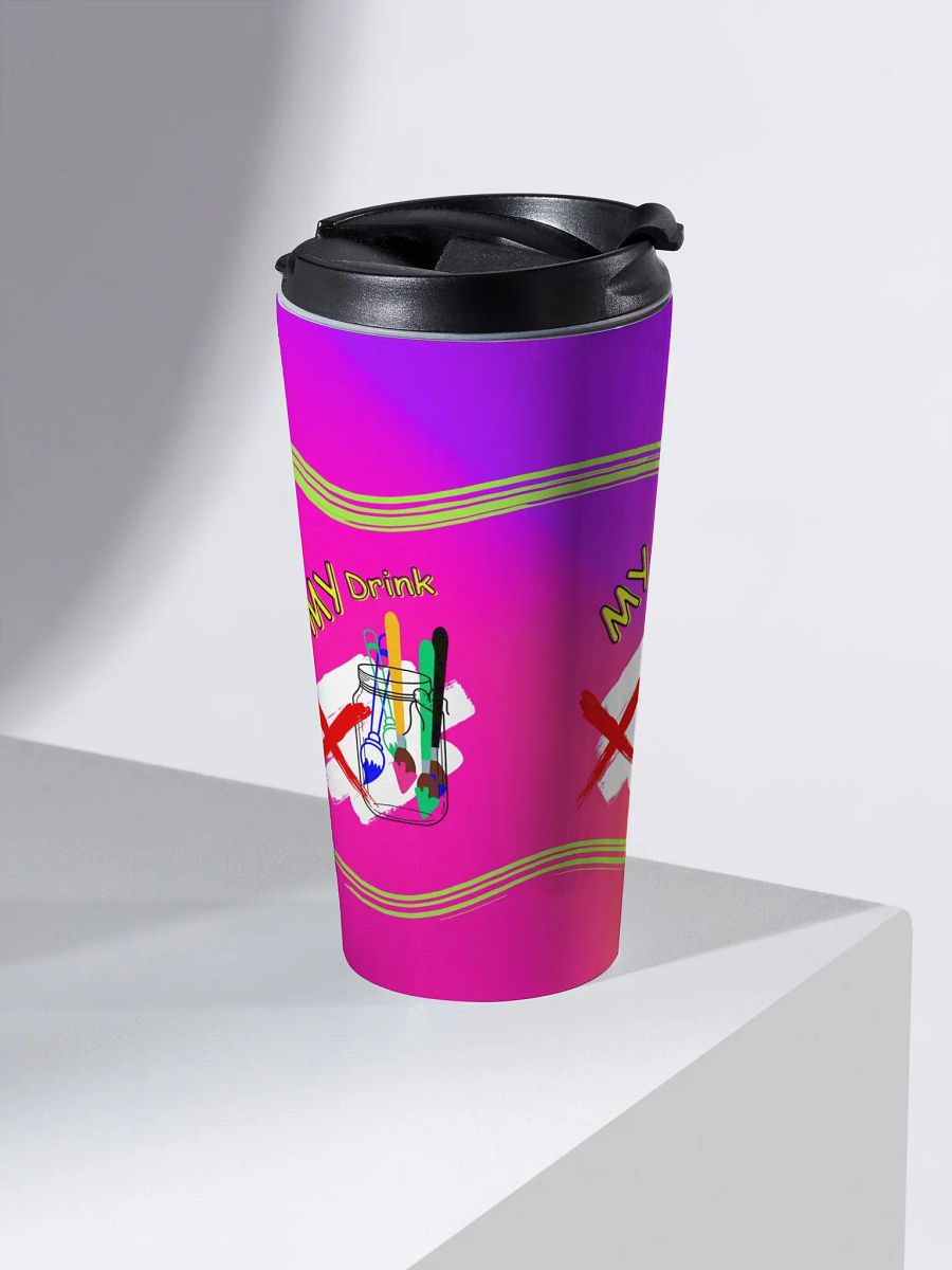 Colorful Custom Stainless Steel Travel Mug for arty moms dads family friends product image (2)