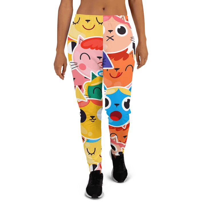Women's Joggers Colorful Cat product image (2)