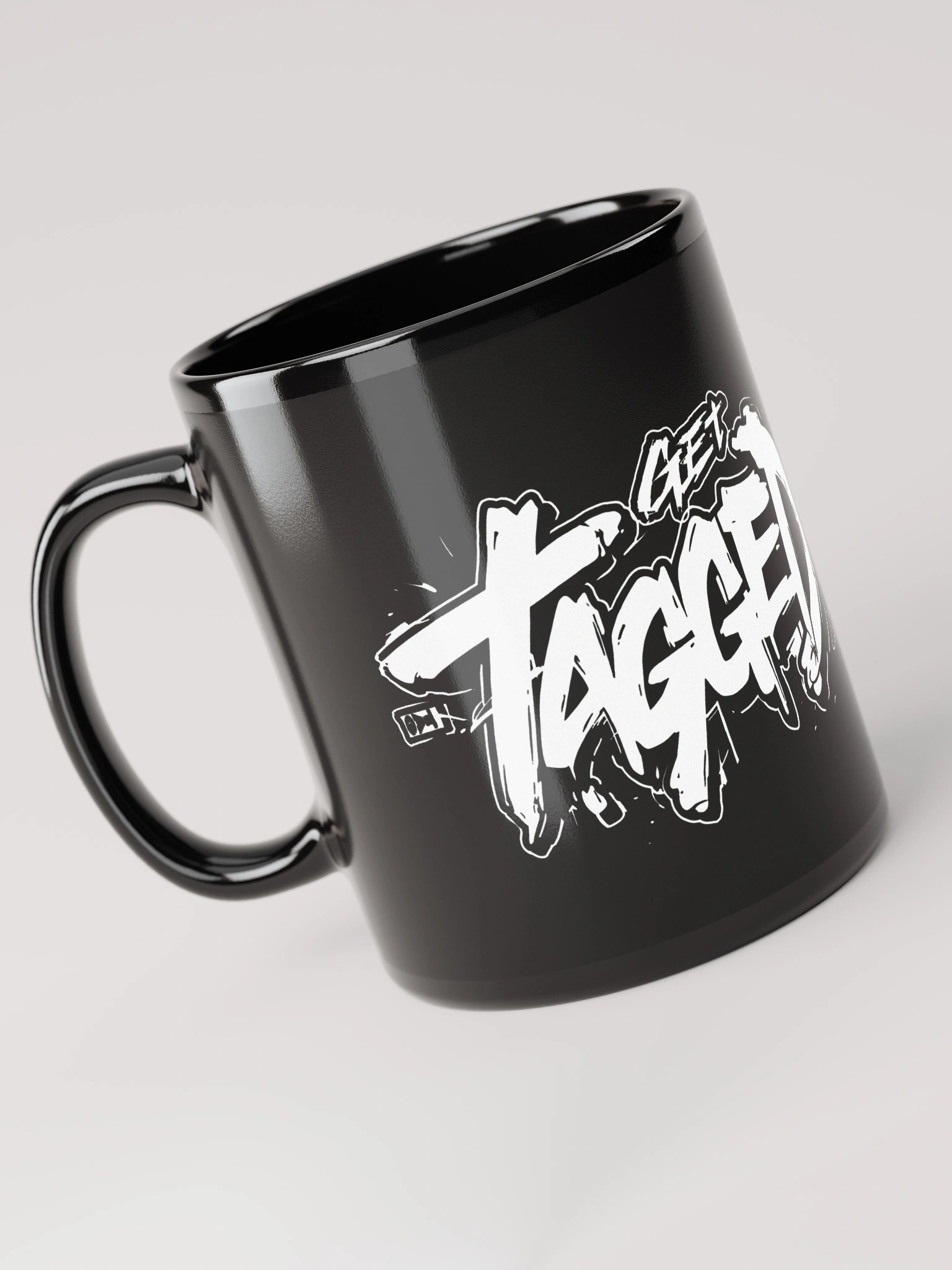 Get Tagged - Black Glossy Mug product image (2)