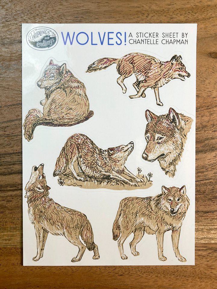 Wolves! Sticker Sheet product image (2)