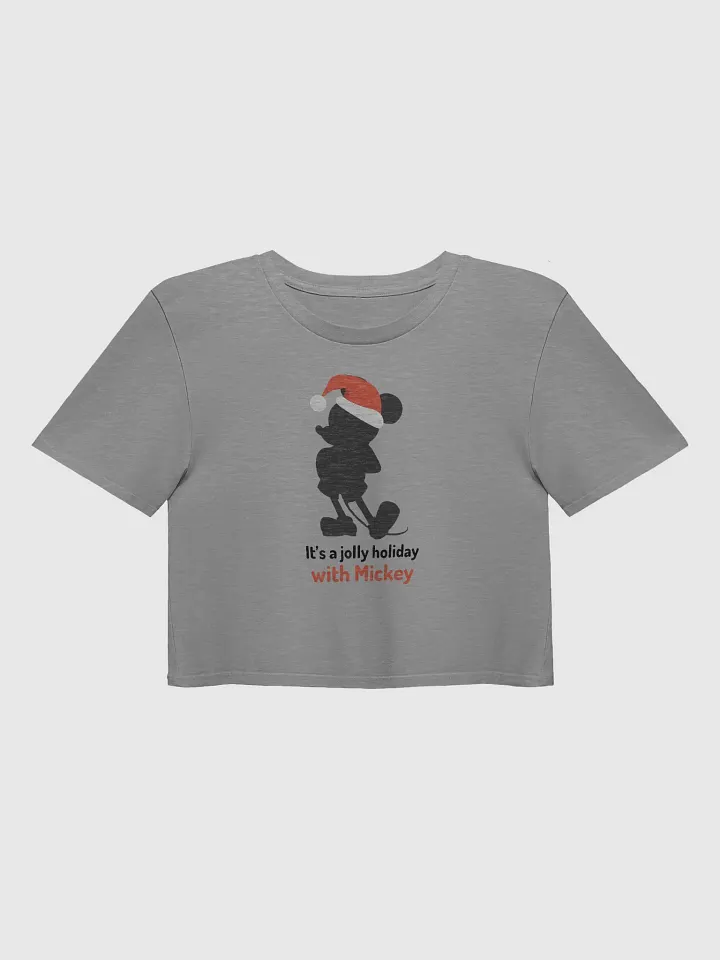 Mickey Mouse Jolly Holiday Cropped Tee product image (5)