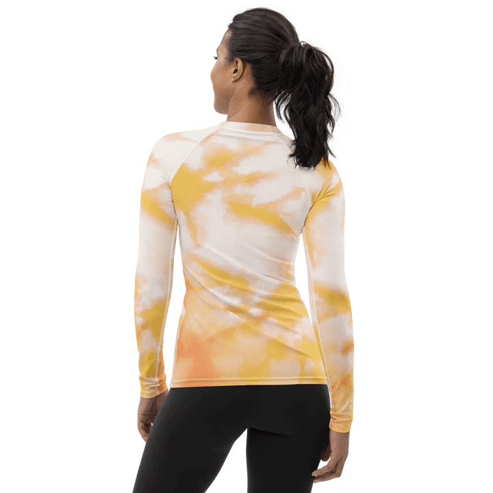Sunset Splatter Women's Rash Guard product image (2)