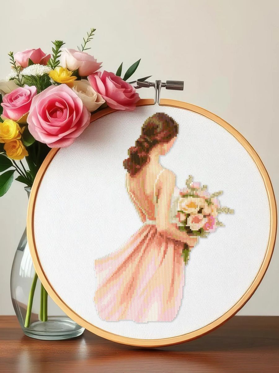 Girl Holding Flowers product image (4)