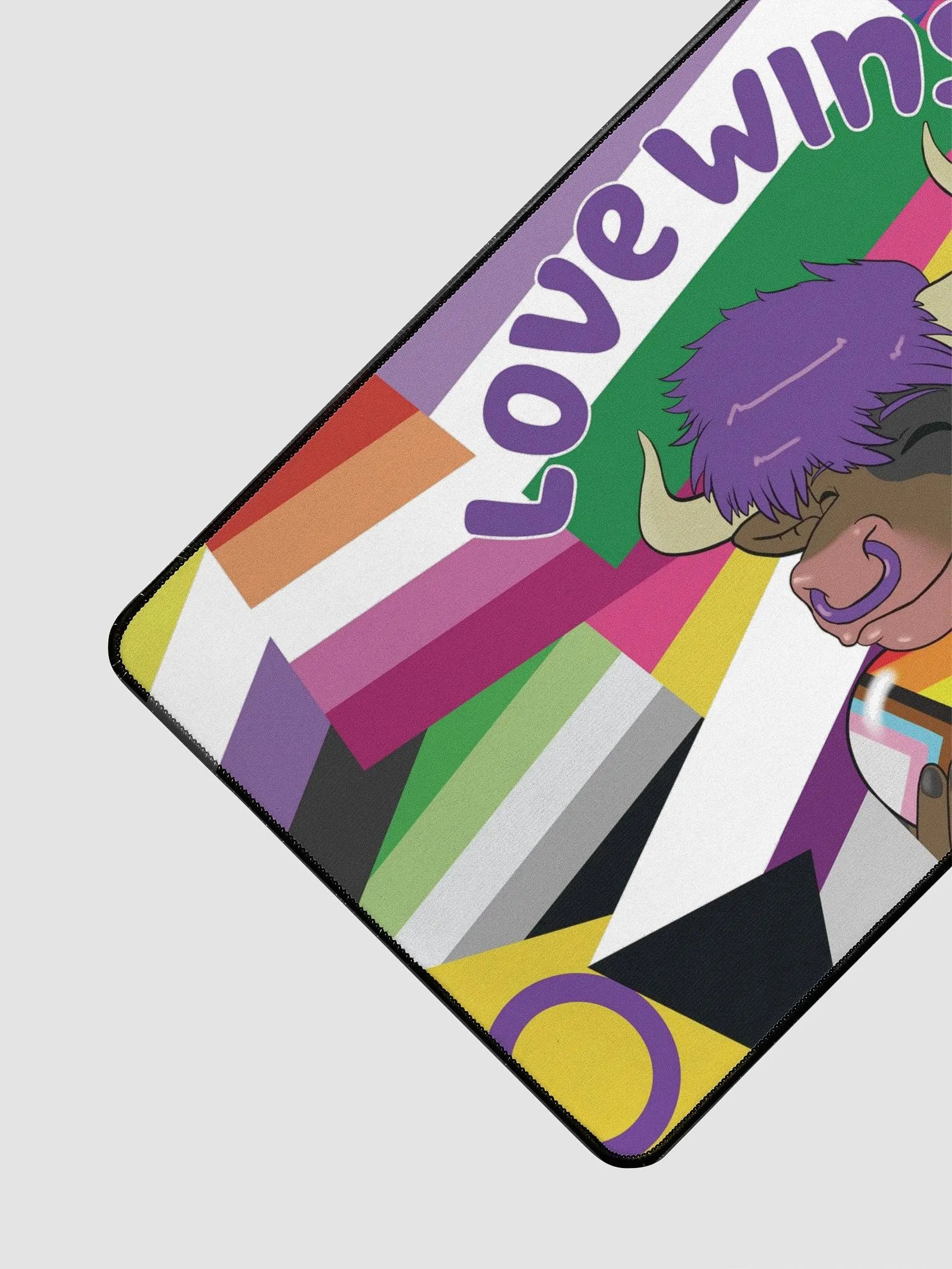 "Love Wins (Pride Flag Edition)" Desk Pad product image (3)
