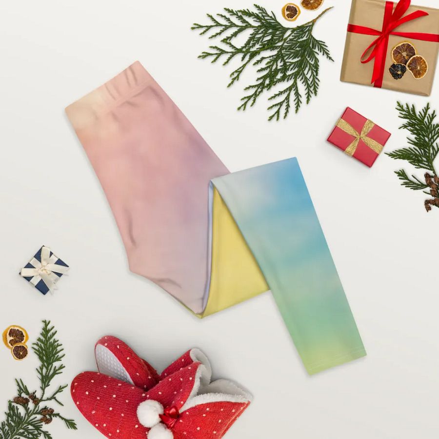 Blur cloud rainbow Design Legging - V10 product image (8)