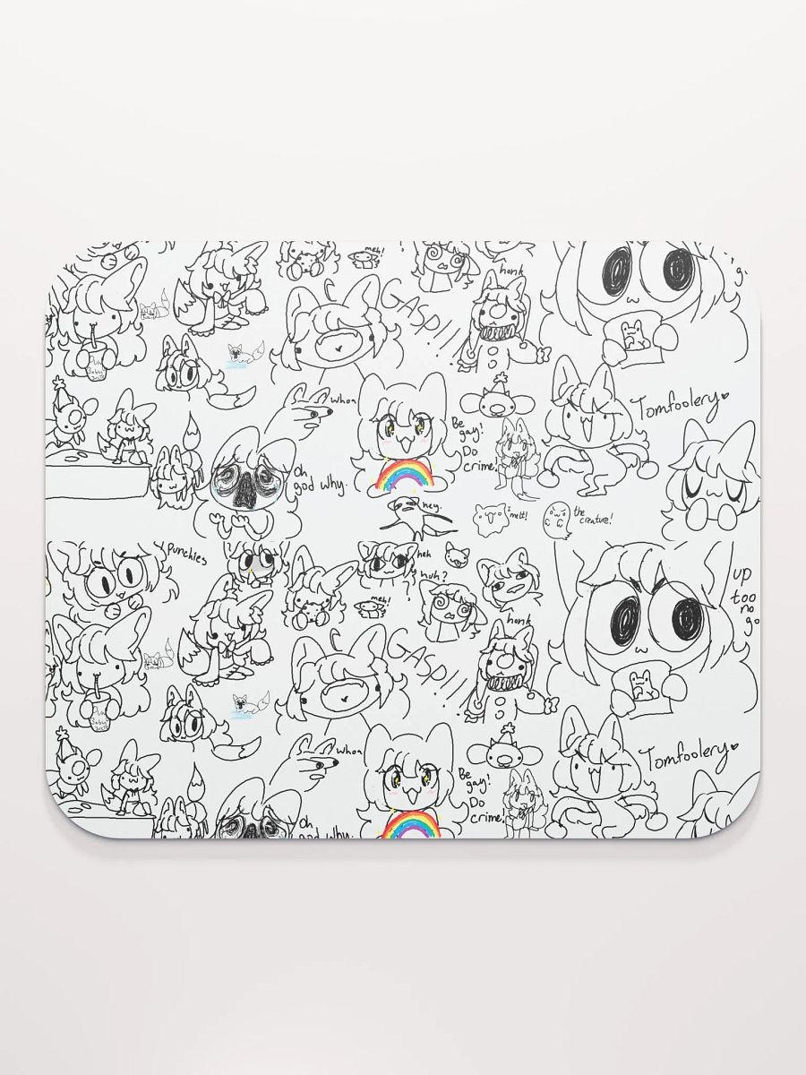 MS Paint doodle board mouse pad product image (2)
