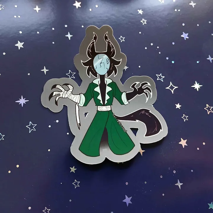 "Mirror-faced" sticker product image (1)