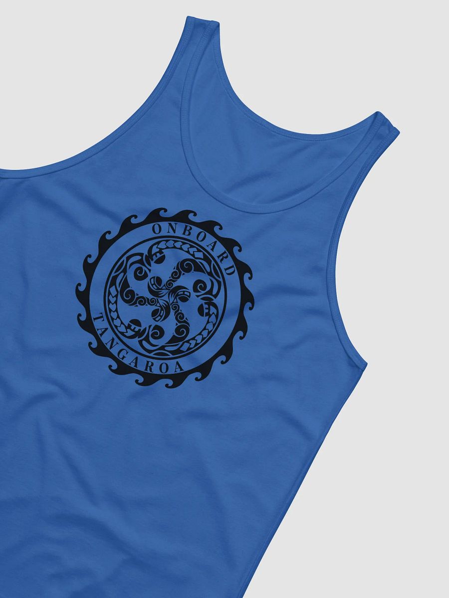 "Onboard Tangaroa" Jersey Tank – Clean, Cool, Everyday Comfort (Dark Colours) product image (4)