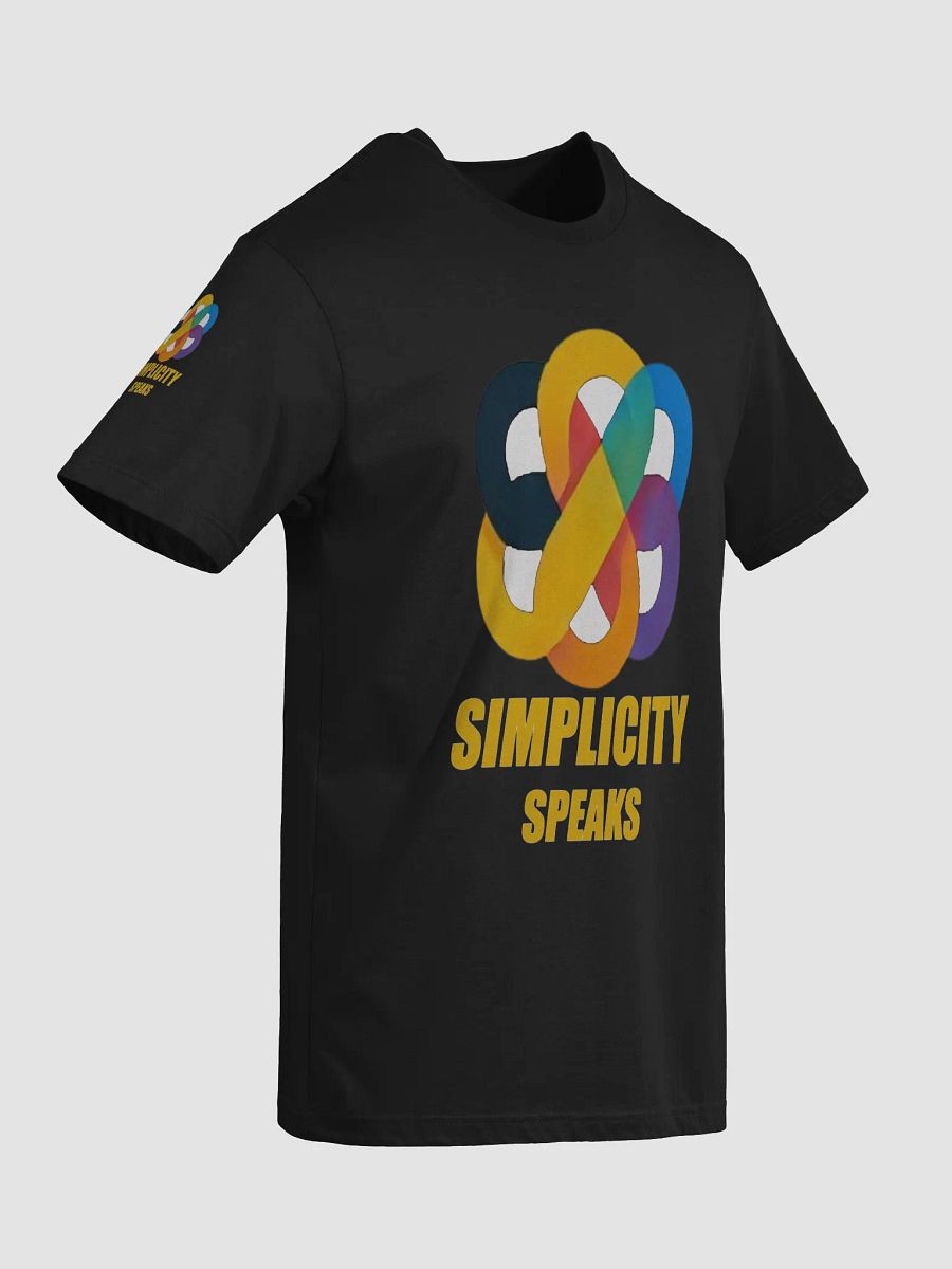 Simplicity Speaks Abstract T-Shirt product image (37)