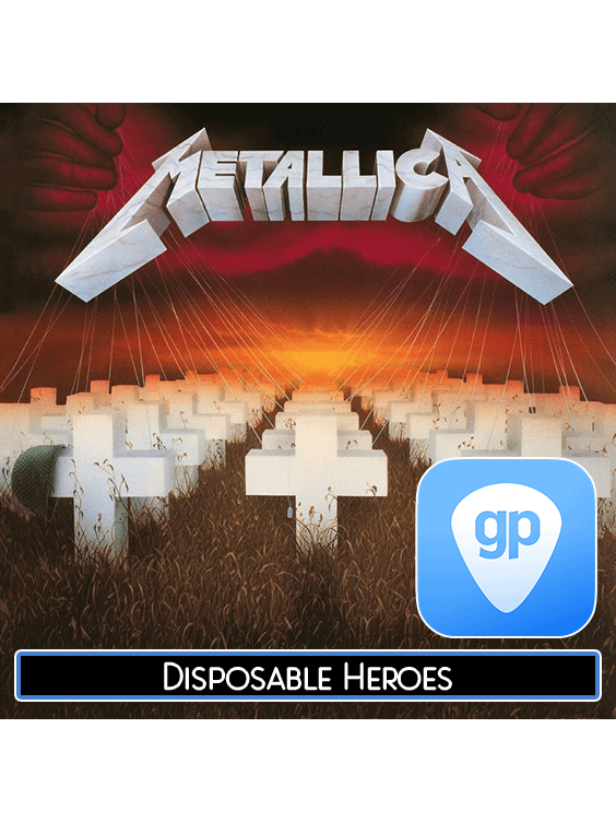 Disposable Heroes PDF TAB + Backing Track MP3 product image (1)