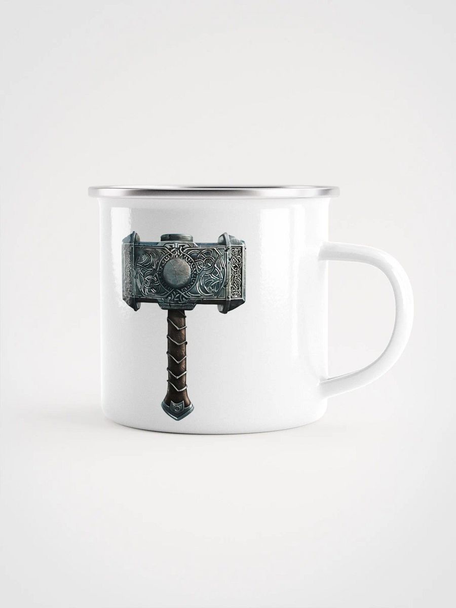 Mjolnir - Thor's Hammer Enamel Mug product image (1)