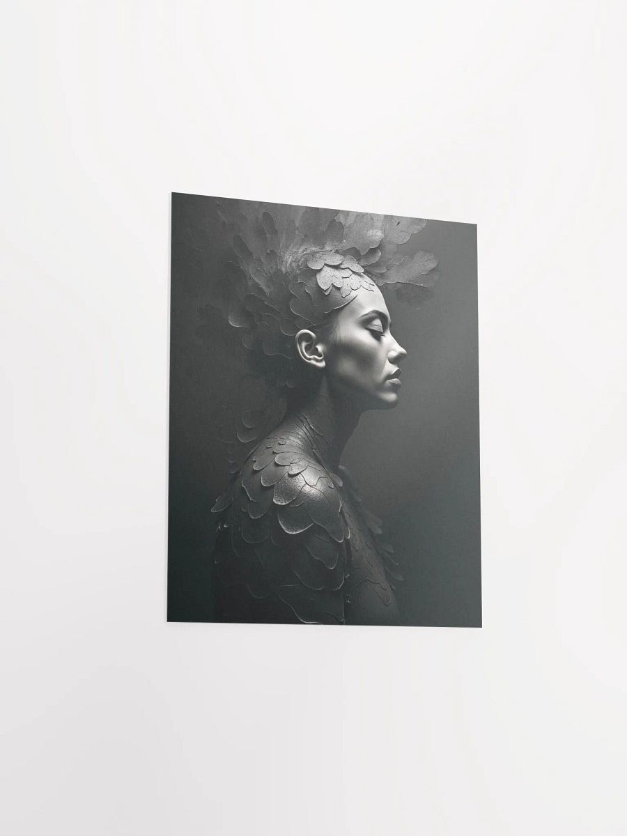 Sculpted Leaf Art Matte Poster product image (23)