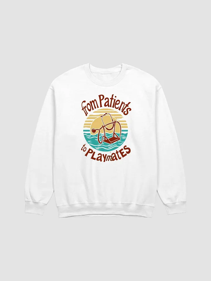 medical moms, dads, Stethoscope Swing Kids Crewneck sweatshirt product image (2)