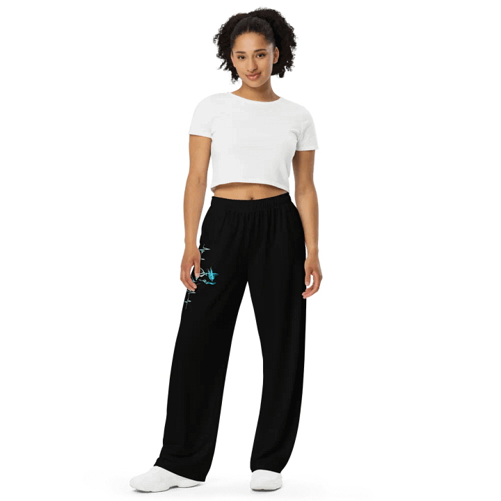 Horse Heartbeat Unisex Wide-Leg Pants product image (1)