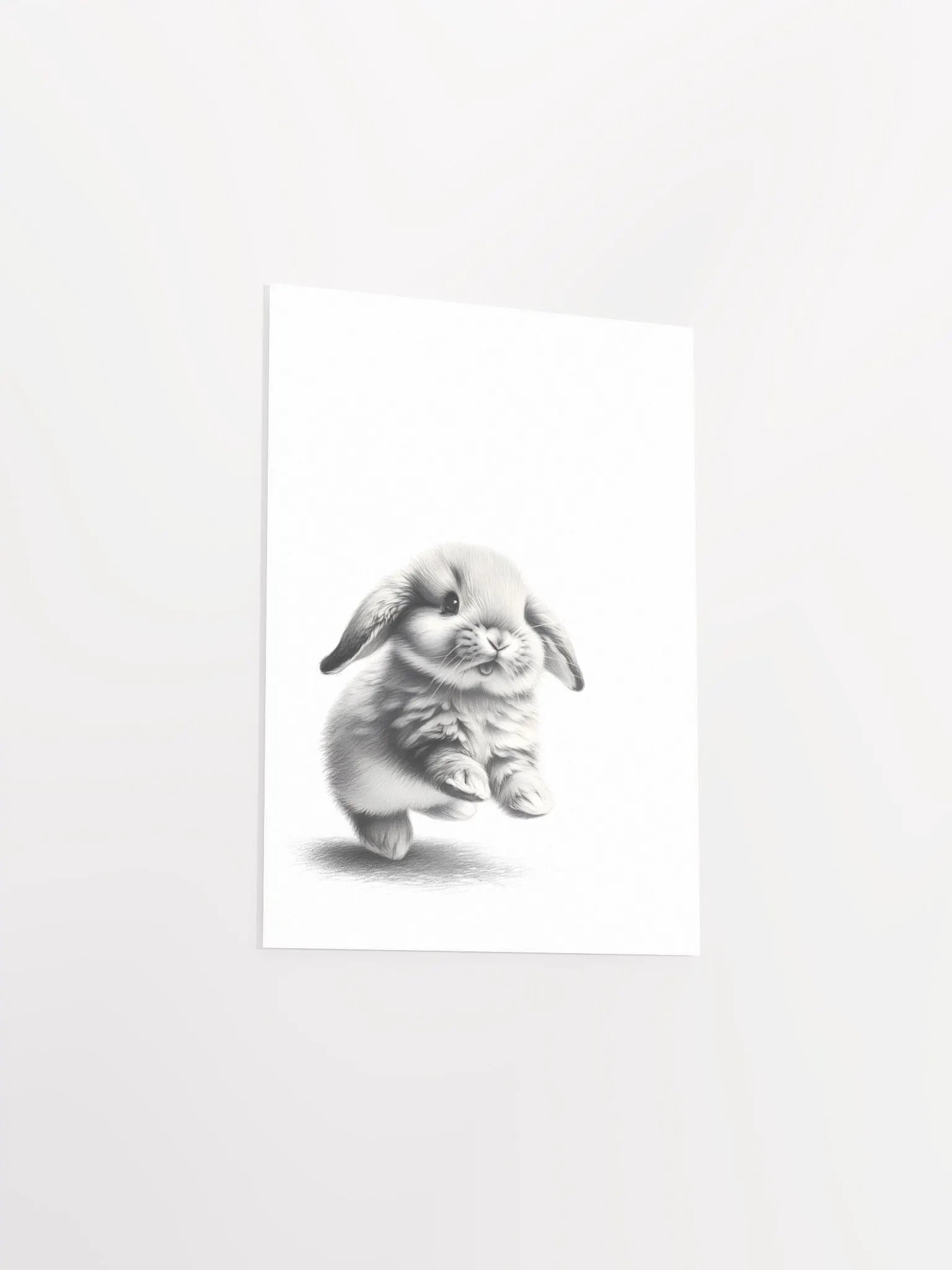 Woodland Lop Eared Bunny Print A203 product image (4)