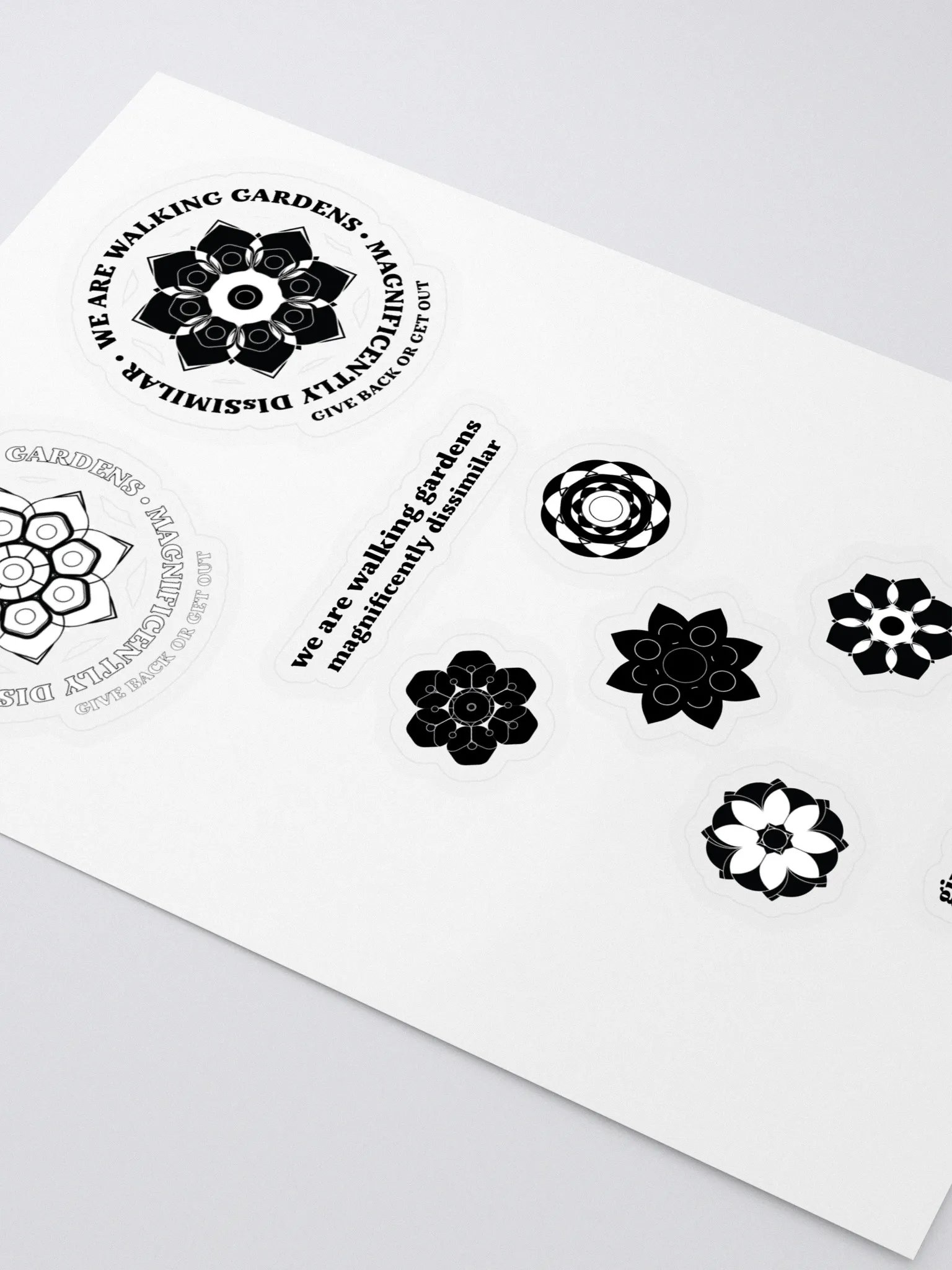 Walking Gardens sticker set 1 product image (2)