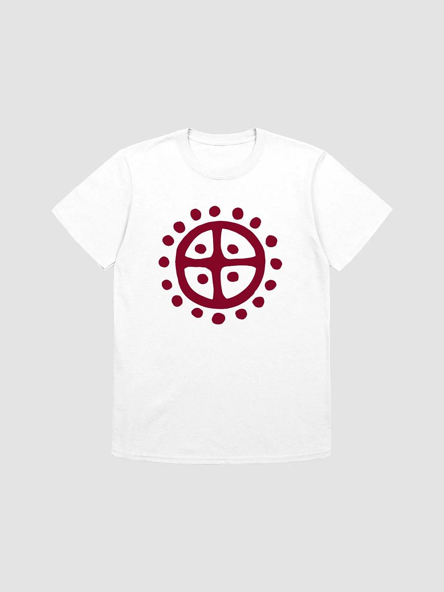 Nordic Sun Wheel Unisex T-shirt Burgundy product image (2)