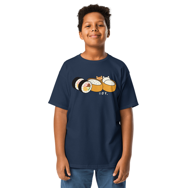 Inari Sushi and Futomaki Cat - Youth Heavyweight T-shirt product image (1)