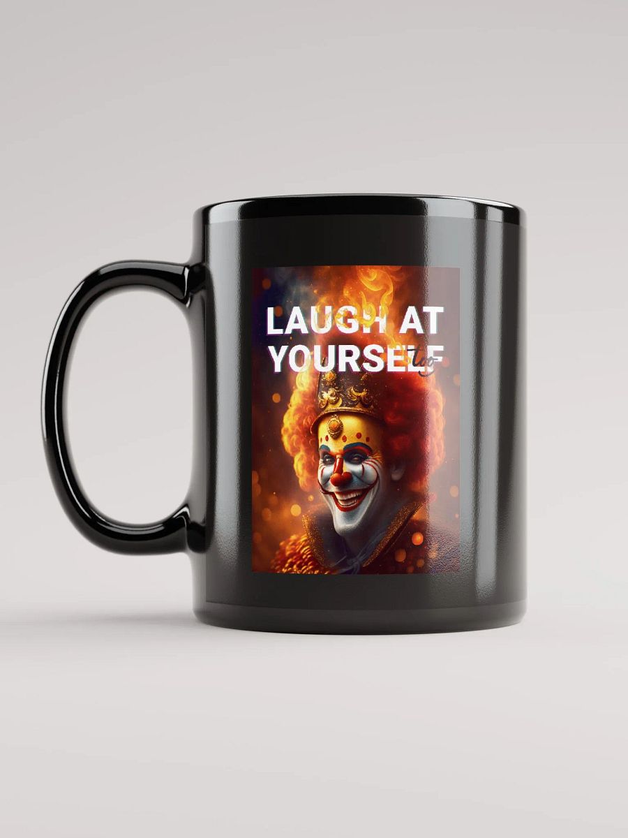 Laugh at yourself too - Clown in fire (front & back) product image (6)