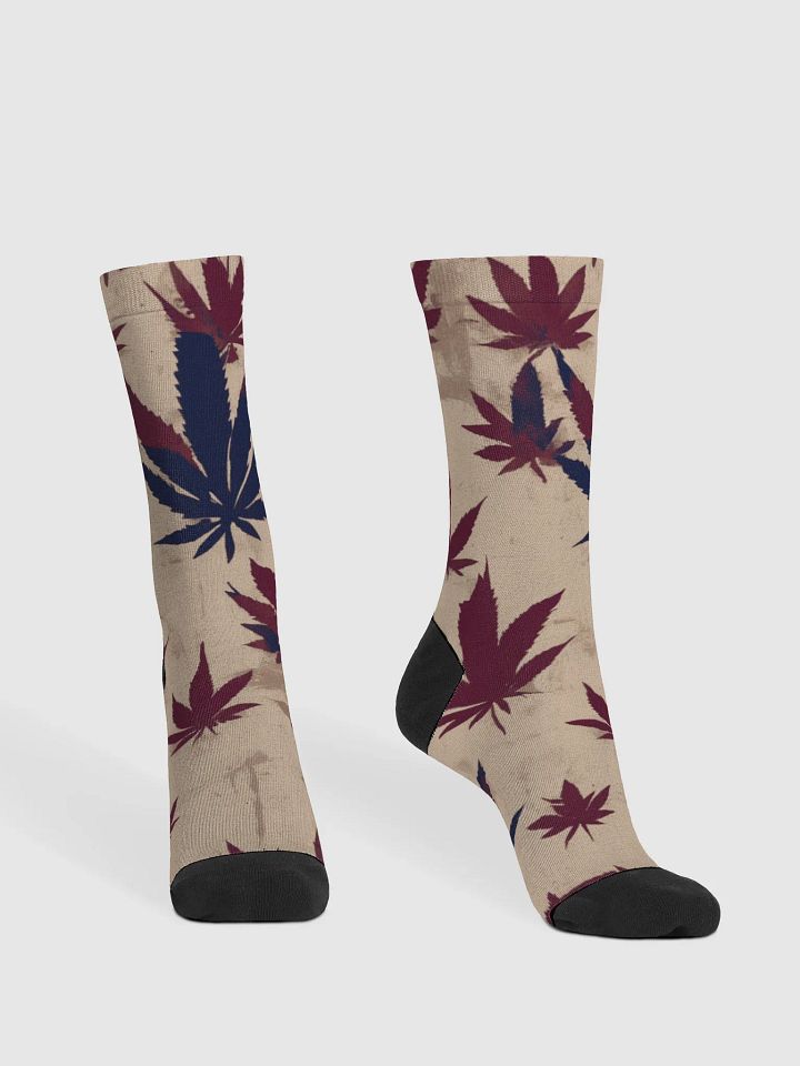 TAN MAROON NAVY LEAFS product image (2)