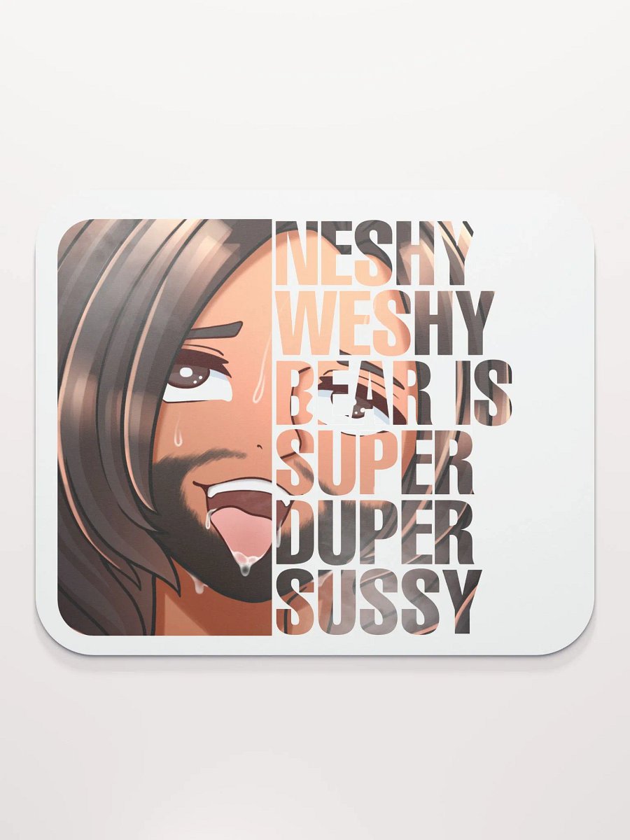 NeshyGasm Typography Mouse Pad product image (2)