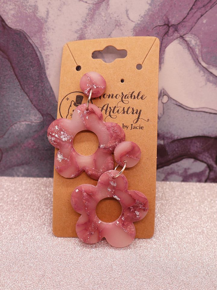 Open Flower Earrings product image (2)