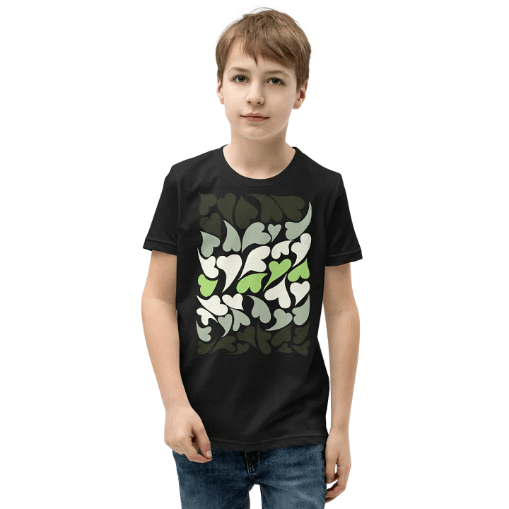 Nestled PRIDE Agender T-shirt (Youth) product image (1)
