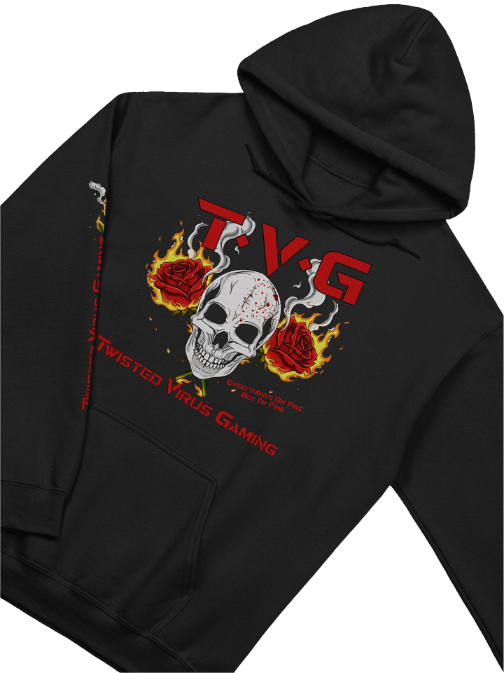 Twisted Virus Gaming - Anime girl n Fire Roses, Skull product image (1)