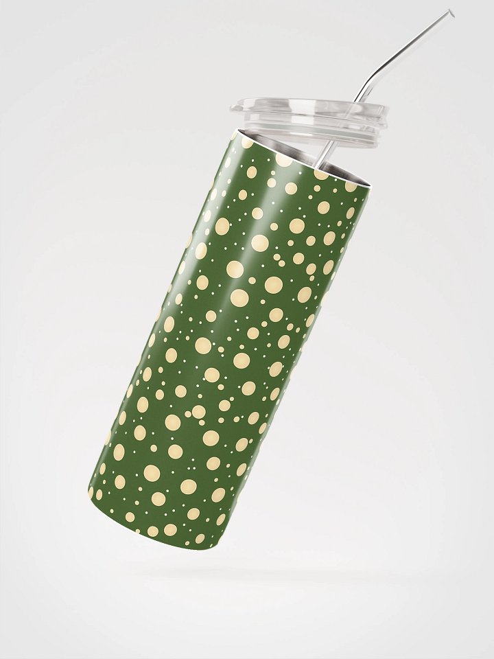 Spotty Green Stainless Steel Tumbler product image (2)