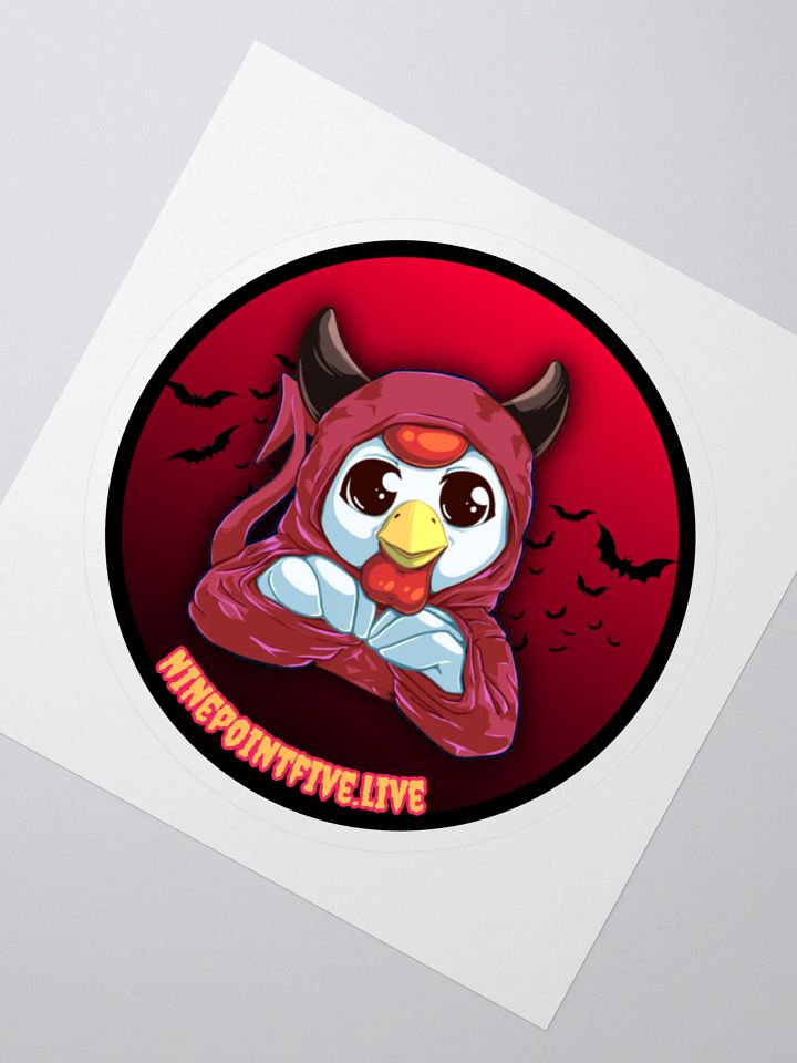 Devil Chicken Onesie Sticker product image (2)
