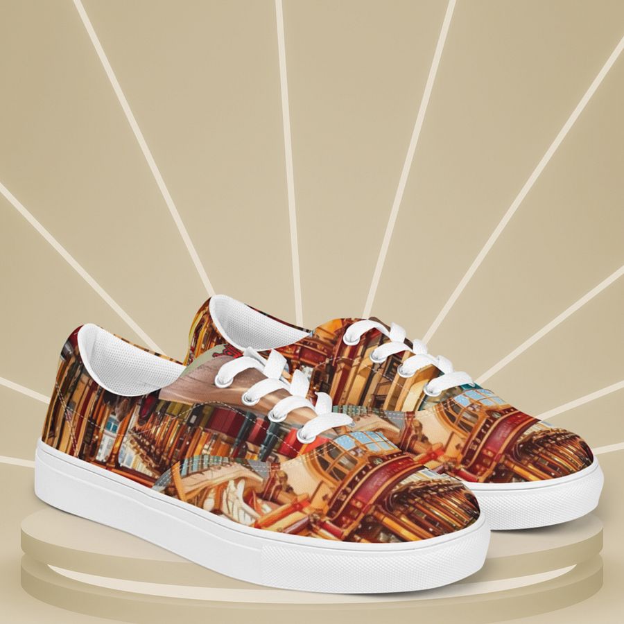 Leadenhall Market London All Over Print Canvas Shoes product image (9)