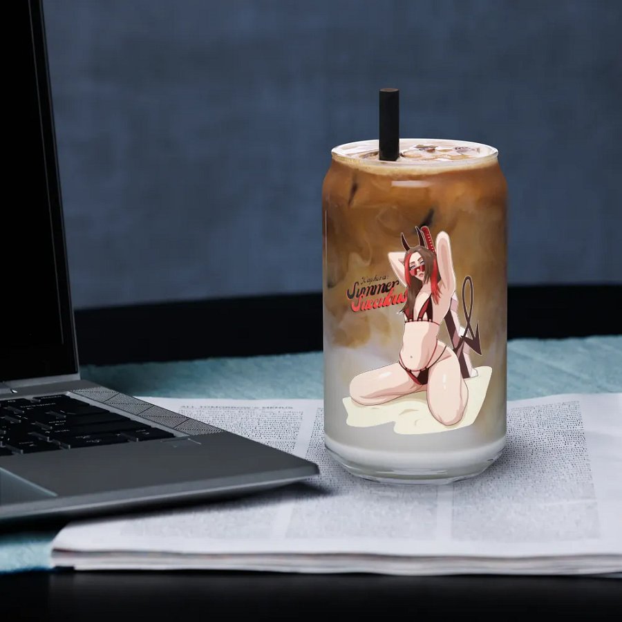 Summer Succubus Glass Can Cup product image (3)
