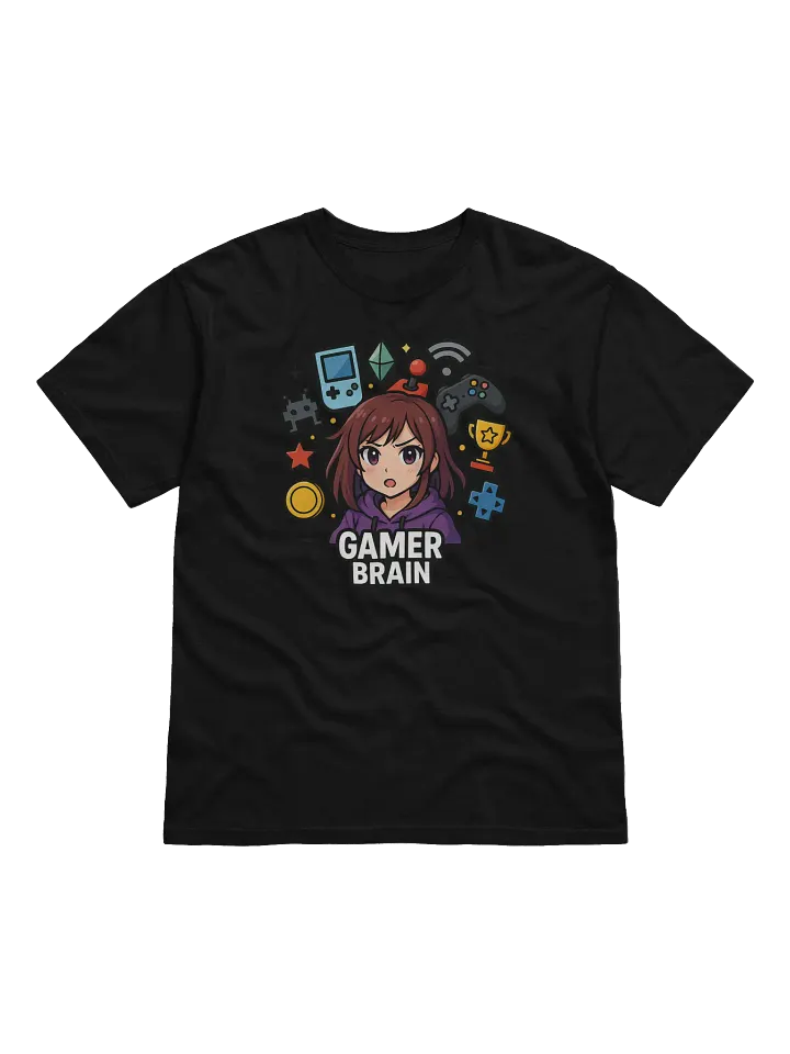 Gamer Brain Anime-Style T-Shirt product image (11)
