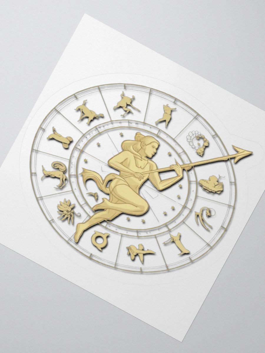 Exclusive Sagittarius Zodiac Sticker: Centaur Archer in Cosmic Twilight - Perfect for Astrology Fans and Unique Gifts! product image (6)