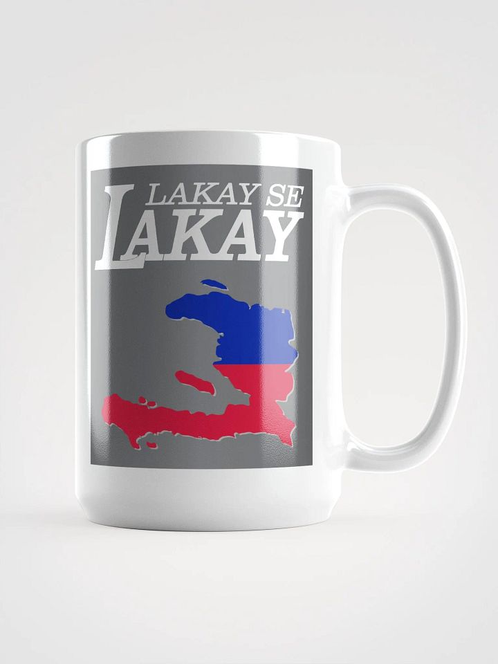 Lakay Se Lakay White Glossy Mug product image (1)