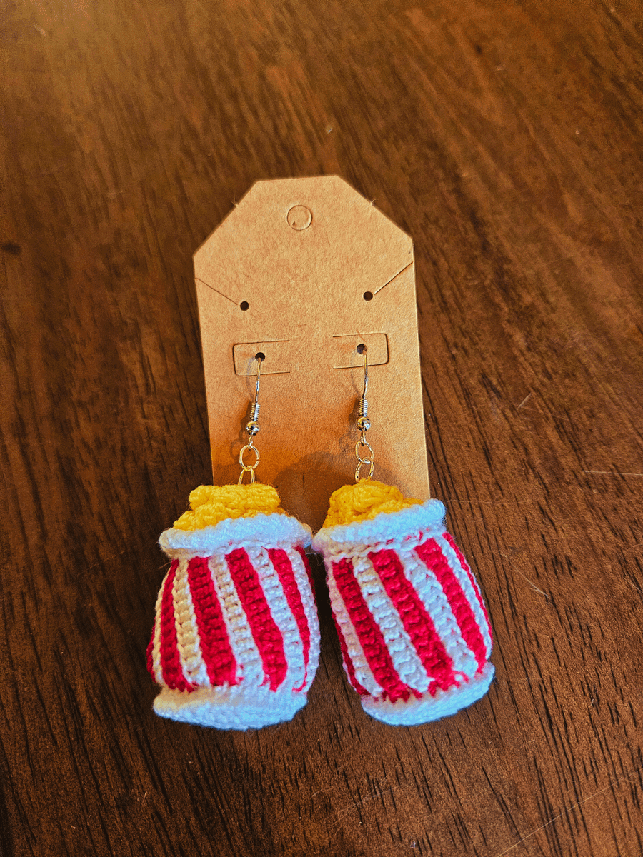 Popcorn Bucket Earrings product image (1)