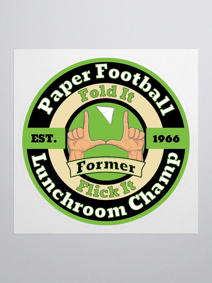 Paper Football Champ Sticker product image (1)