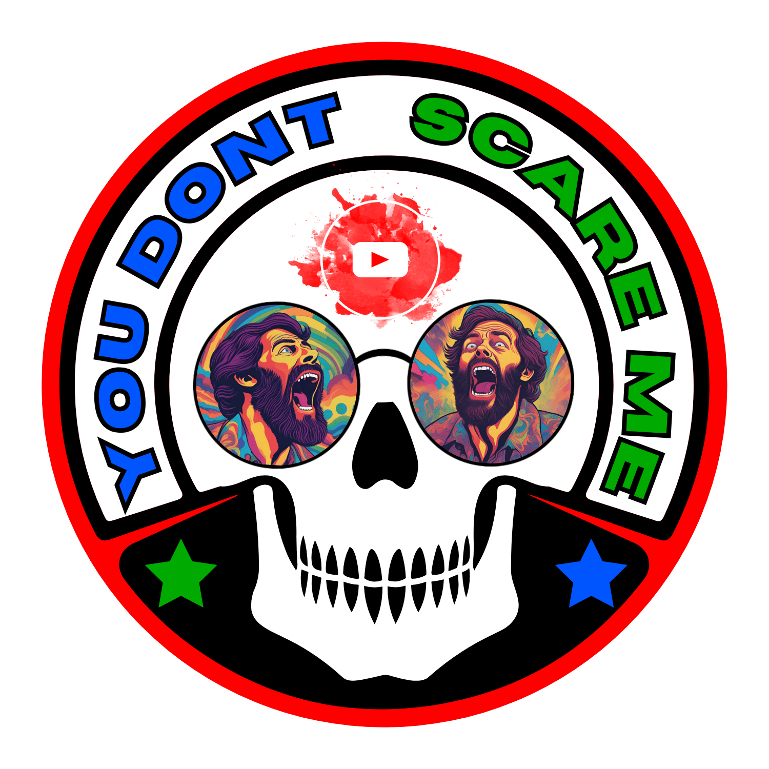 "You Don't Scare Me" Skull Emblem Beanie product image (56)