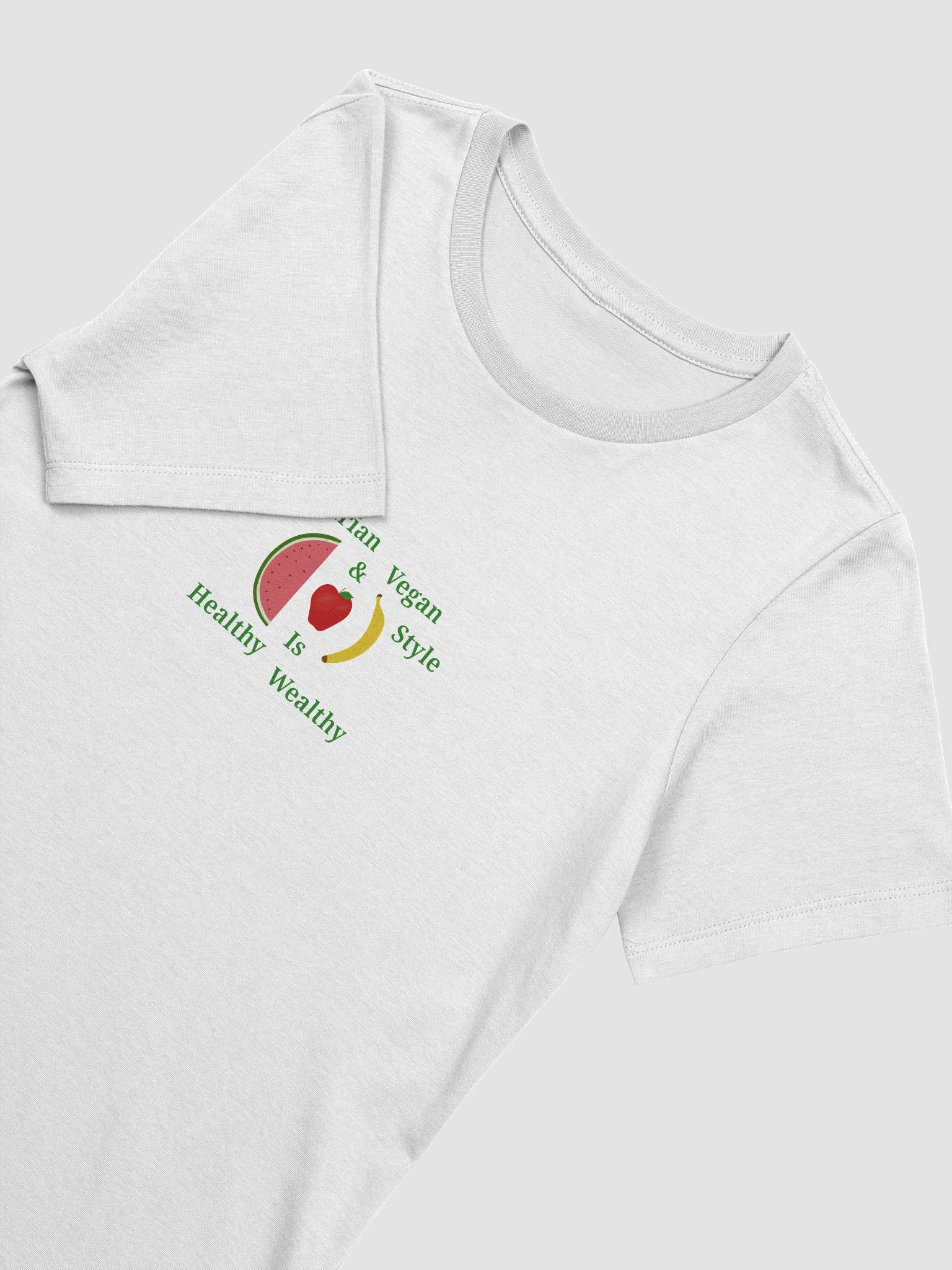 Healthy & Wealthy Vegetarian Style T-Shirt product image (5)