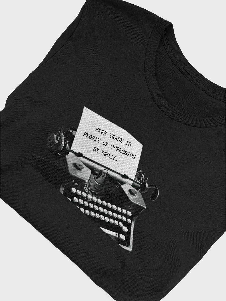 Free Trade Typewriter Statement Tee product image (54)