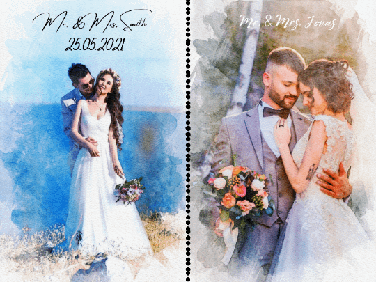 Watercolor painting from photo, watercolor painting custom, painting from photo, watercolor painting, Valentine Gift, canvas wall art product image (8)